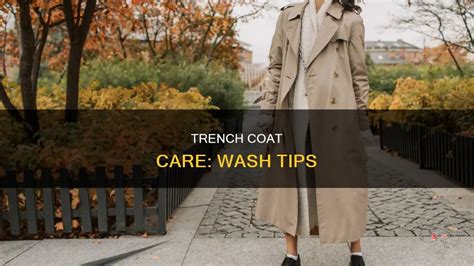 trench coats maintenance during fall.